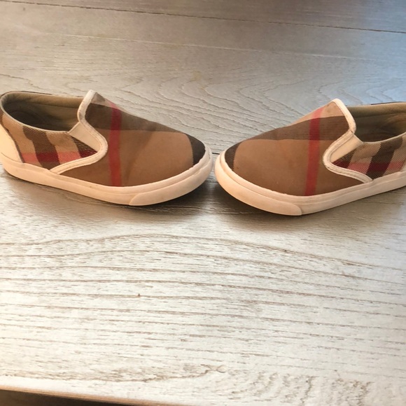 Authentic Burberry Toddler Sz 10 Shoes - Picture 7 of 8